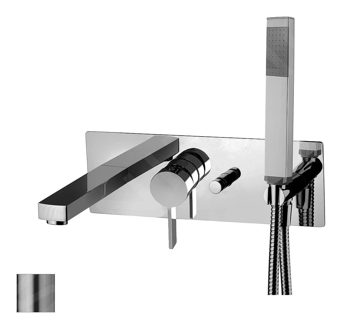 Paffoni Rock - Badkraan Inbouw Met Accessoires En Inbouwdeel, Rvs RO001ST 3 Paffoni Rock - Badkraan Inbouw Met Accessoires En Inbouwdeel, Rvs RO001ST