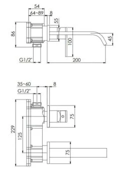Steinberg 135 - Inbouw Wastafelkraan, 2-gats Installatie, Rose Goud 135 1814 3 RG -AquaKranen Verkoop f26c00b2ce0c75a47e11950b