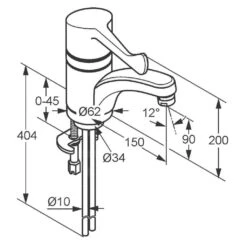 Kludi Medi Care - Eengreeps Wastafelkraan Met Draaibare Uitloop, Chroom 341130524 -AquaKranen Verkoop f3577d2706db509809ec0161