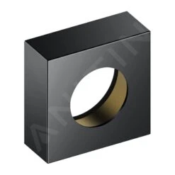 Keuco IXMO - Verleningsrozet 35 Mm, Zwart Chroom 59551130282