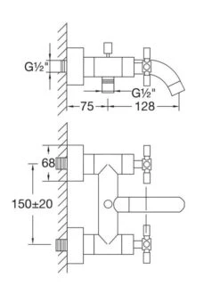 Steinberg 250 - Badkraan, Chroom 250 1100 -AquaKranen Verkoop f4faaf3193843f33275a8f42