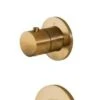 Paffoni Modular Box - Thermostatische Inbouwkraan, Voor 2 Uitgangen, Geborsteld Goud MDE018HGSP