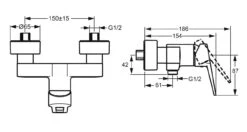 Hansa Twist - Opbouw Douchekraan, Chroom 09670185 -AquaKranen Verkoop f90acd59e5c87798c8f9e3f5