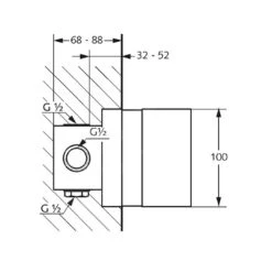 Kludi Inbouwdelen - Inbouwdeel Voor Douchekraan 38828 -AquaKranen Verkoop fcf39abbc6f77e6e6037773c