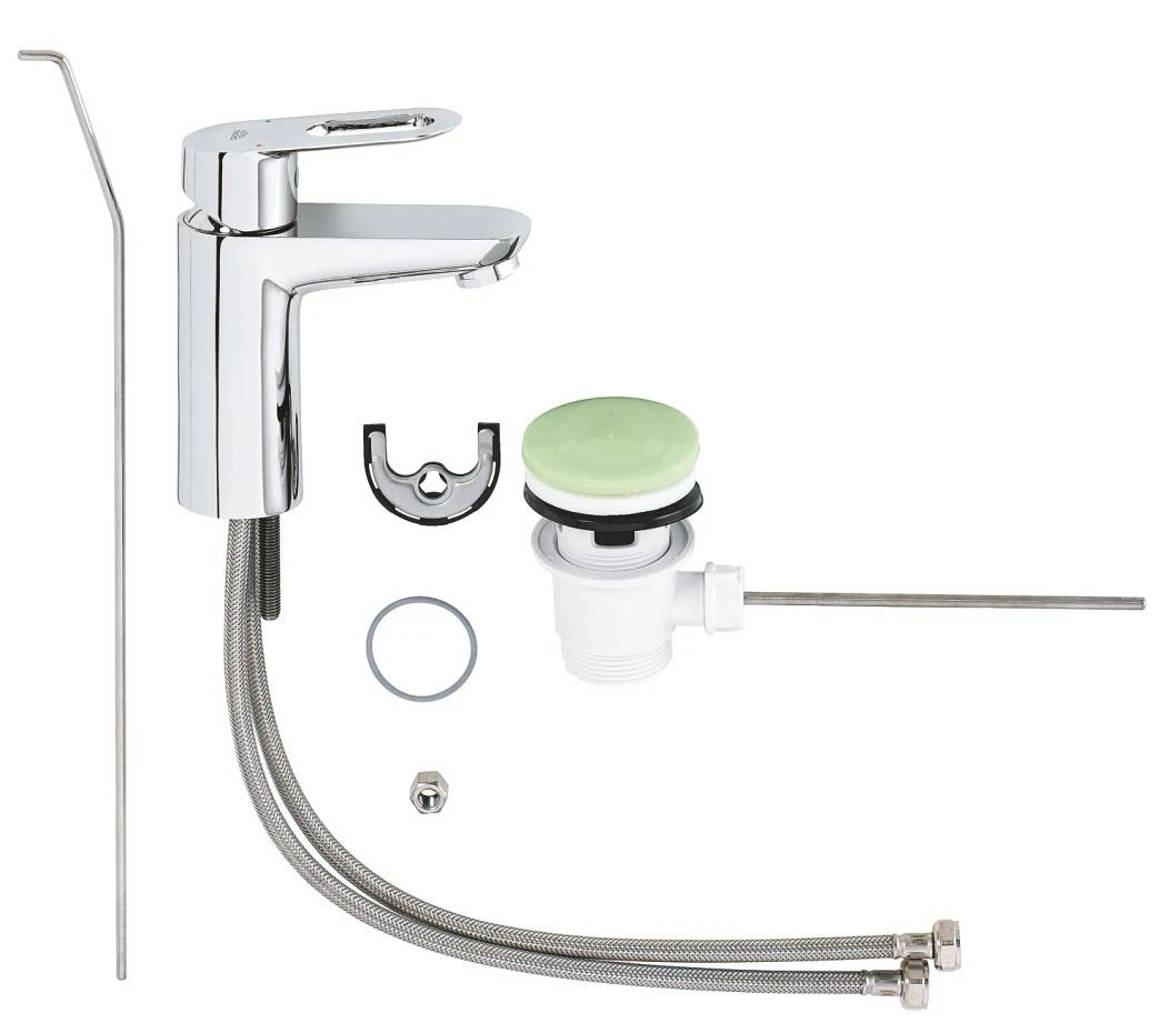 Grohe BauLoop - Wastafelkraan, Chroom 23335000 5 Grohe BauLoop - Wastafelkraan, Chroom 23335000 - Afbeelding 3